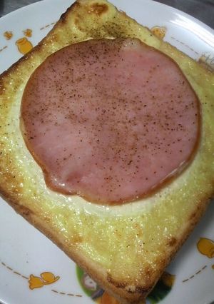 簡単！最強？ハムマヨトースト-レシピのメイン写真