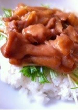 照り焼きチキン丼♡シャキシャキ水菜と-レシピのメイン写真