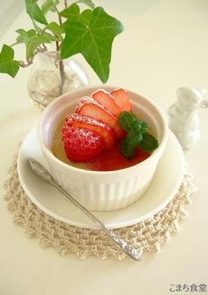 いちごぷりん-レシピのメイン写真
