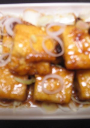 厚揚げと長ねぎのピリ辛照り焼き-レシピのメイン写真
