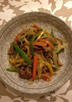 簡単‼青椒肉絲風炒め-レシピのメイン写真