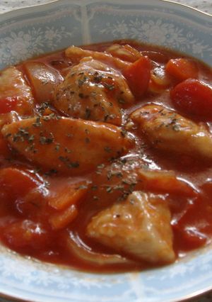 子供も大好き♪簡単！チキンのトマト煮-レシピのメイン写真