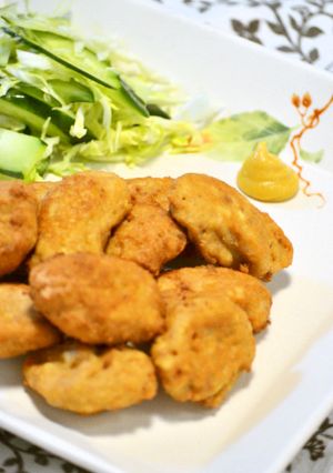 豆腐とひき肉のふわふわナゲット-レシピのメイン写真