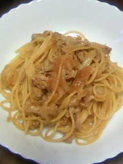 焼き肉パスタ-レシピのメイン写真