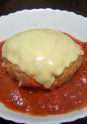 チーズinハンバーグ-レシピのメイン写真