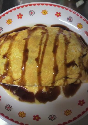 簡単☆ひき肉とたまねぎ炒めのオムレツ-レシピのメイン写真