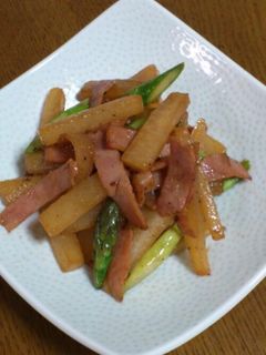 簡単★大根とベーコンのバター炒め-レシピのメイン写真