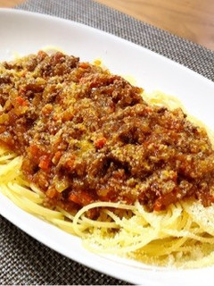 簡単本格ミートソースパスタ-レシピのメイン写真