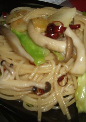 塩麹でキャベツのペペロンチーノ☆-レシピのメイン写真