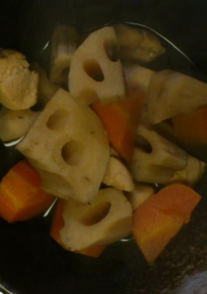 蓮根の煮物-レシピのメイン写真