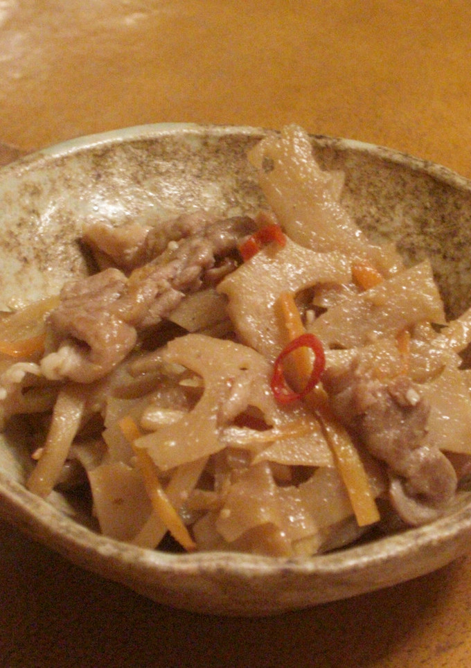 我が家の きんぴらごぼう-レシピのメイン写真
