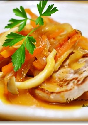 豚ヒレ肉のピリ辛野菜ソース-レシピのメイン写真