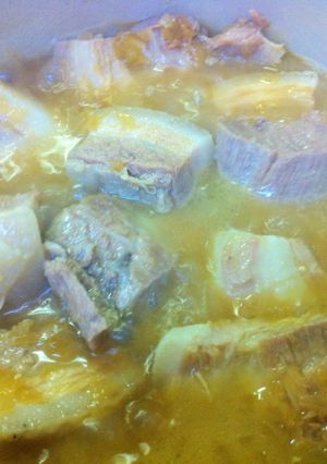「豚バラの煮たの」-レシピのメイン写真
