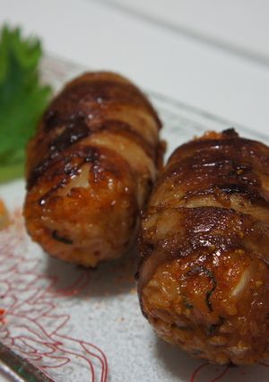 キムチの肉巻きおにぎり-レシピのメイン写真