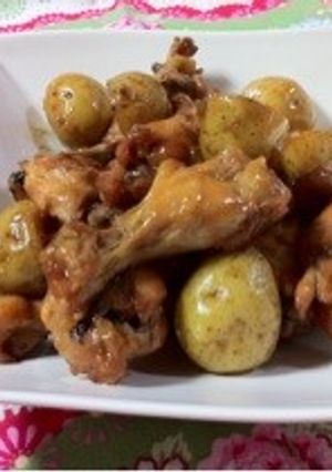 圧力鍋で鶏肉とポテトのこってり煮-レシピのメイン写真