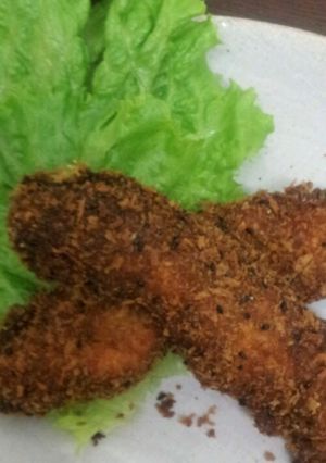 味噌漬け鮭フライ☆ねぎソース添え♪-レシピのメイン写真