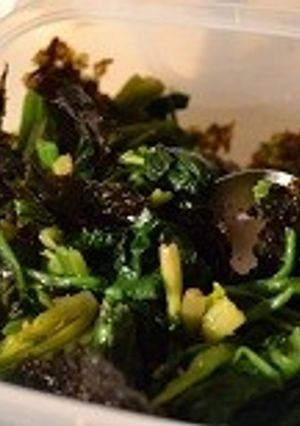 韓国海苔和えほうれん草ナムル-レシピのメイン写真