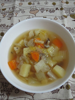 野菜たっぷりスープ☆ノンオイルで♪-レシピのメイン写真