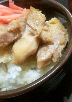 炊飯器でホロホロ♪ジューシー葱チキン丼-レシピのメイン写真