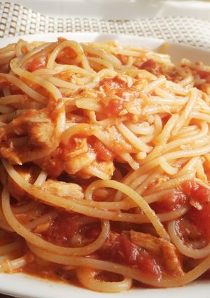トマトとツナのパスタ-レシピのメイン写真