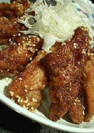 名古屋名物～♪手羽中から揚げ甘辛そーす-レシピのメイン写真