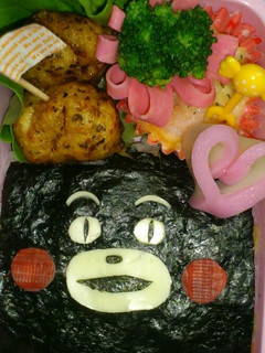 キャラ弁☆くまモン海苔弁-レシピのメイン写真