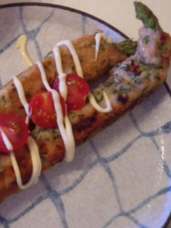 まるごとアスパラのつくね-レシピのメイン写真
