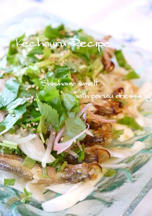 ポン酢で簡単♪ししゃもの香味野菜のっけ-レシピのメイン写真
