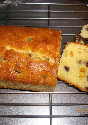 レーズンとオレンジピールのパウンドケーキ-レシピのメイン写真