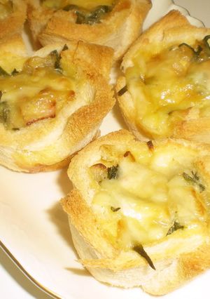 フラワーカップのほうれんそうキッシュ-レシピのメイン写真