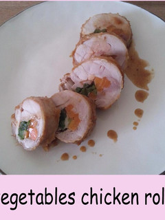 巻き巻き照り焼きチキンロール-レシピのメイン写真