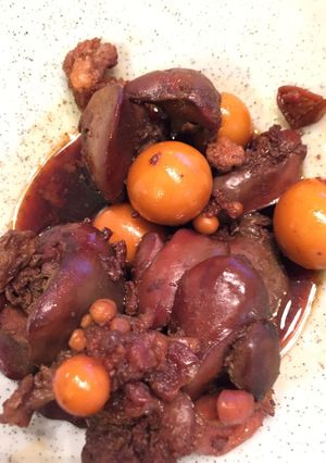 鶏モツの煮物-レシピのメイン写真
