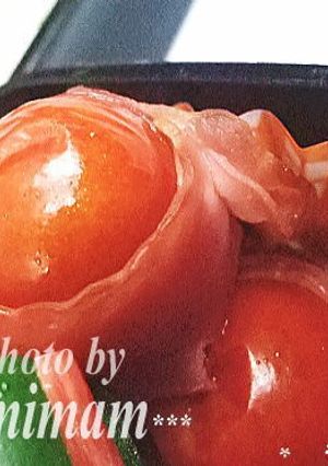 お弁当に☆ミニトマトのベーコン巻き-レシピのメイン写真
