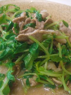 豆苗と豚肉の炒め物-レシピのメイン写真