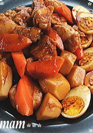 鶏手羽元の甜麺醤煮込み-レシピのメイン写真