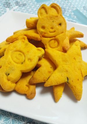 ラーママーガリンで米粉のカボチャクッキー-レシピのメイン写真