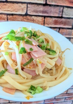 あるもので簡単！焼きうどん♪-レシピのメイン写真