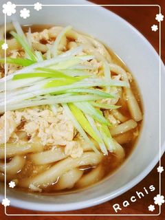 我が家の定番!!卵とじうどん♪-レシピのメイン写真