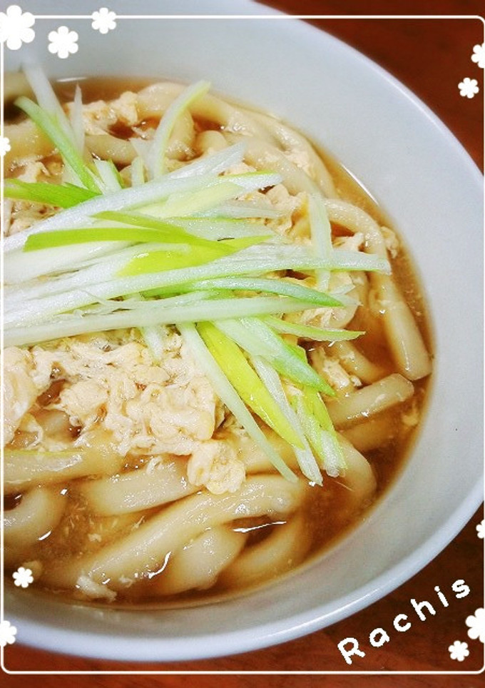 我が家の定番!!卵とじうどん♪-レシピのメイン写真