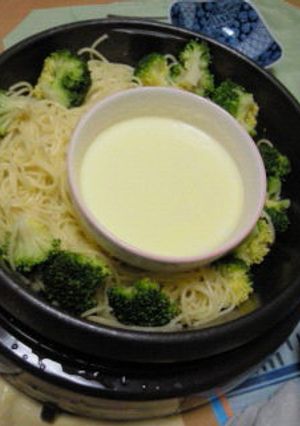 パスタでチーズフォンデュ-レシピのメイン写真