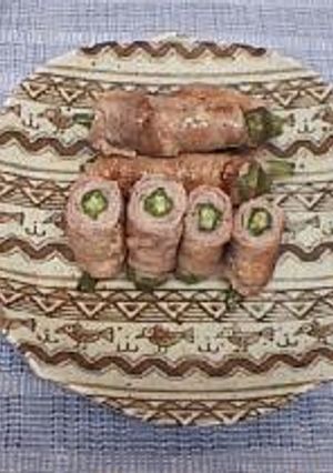 オクラの豚肉巻き-レシピのメイン写真