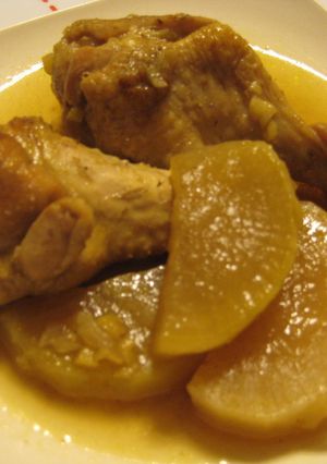 圧力鍋で鶏手羽元と大根のカレー煮-レシピのメイン写真