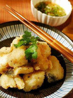 白身魚の唐揚げ エスニックソースがけ-レシピのメイン写真