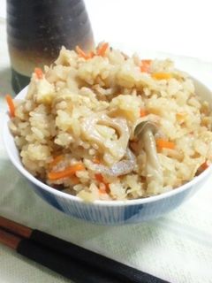 ☆簡単☆きんぴらmixで炊き込みご飯-レシピのメイン写真