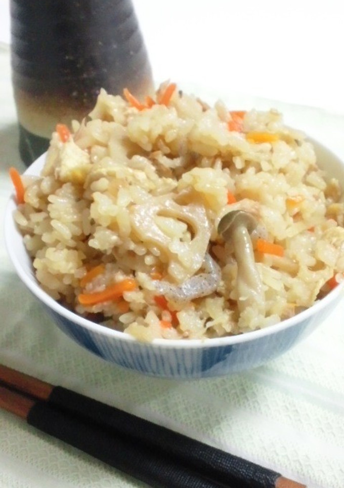 ☆簡単☆きんぴらmixで炊き込みご飯-レシピのメイン写真