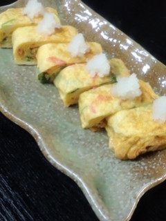桜海老と三つ葉の卵焼き♪-レシピのメイン写真