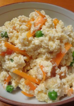 簡単！塩麹でいり豆腐-レシピのメイン写真