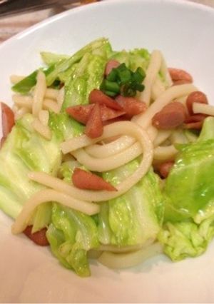 ペペロンチーノ☆うどんver.-レシピのメイン写真