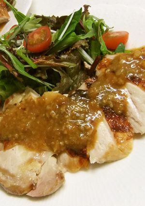 塩麹de鶏肉の梅ソースがけ-レシピのメイン写真