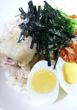 絶品☆なんちゃって鶏飯~ちょこっと韓国風-レシピのメイン写真